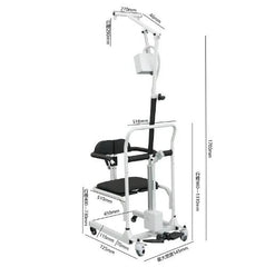 IMove 11 transfer lift chair with dimensions