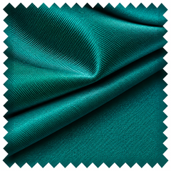 A square swatch of Jade Green fabric with a zigzag-cut border