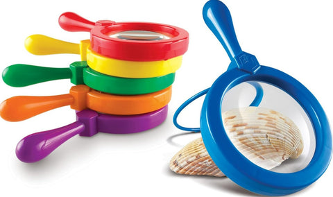 Jumbo Magnifiers Set of 6 with storage stand