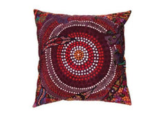 First Nation People Cushion for Sensory Spaces - Billyara Songline
