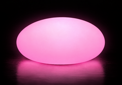 Led Colour Changing Light Up Pebble - Pink