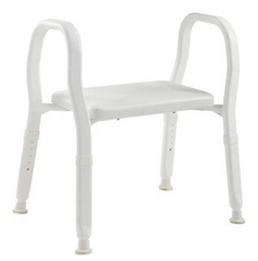 This is an image of the Lightweight Aluminium Shower Stool 