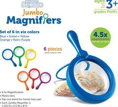 Jumbo Magnifiers Set of 6 packaging