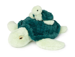 Mini & Me Weighted Plush Turtle