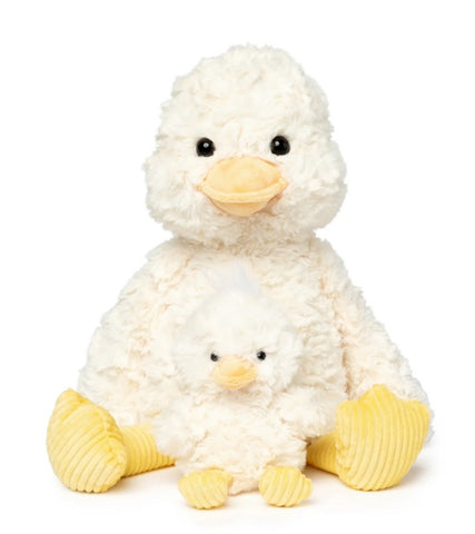 Mini & Me Weighted Plush Duck