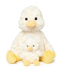 Mini & Me Weighted Plush Duck
