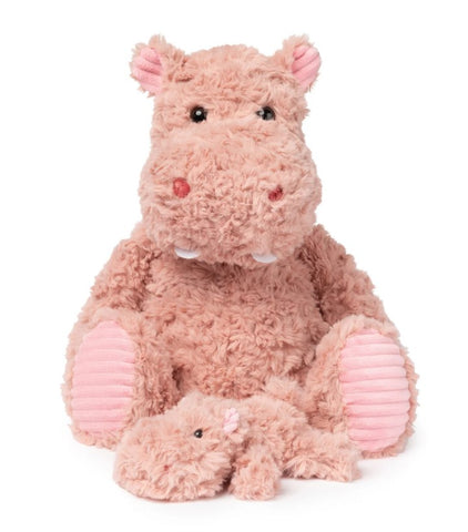 Mini & Me Weighted Plush Hippo