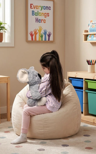 Mini & Me Weighted Plush Koala held by child