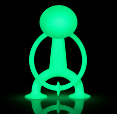 Image of green glow-in-the-dark Oogi by Moluk
