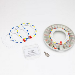 This is an image of the Pivotell Careousel Automatic Pill Dispenser opened to show the pills and timer. I also shows the extra trays.