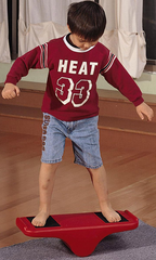Child balancing on Weplay Rocking See Saw during a gross motor activity