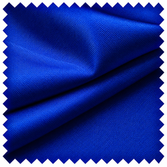 A square swatch of Royal Blue fabric with a zigzag-cut border