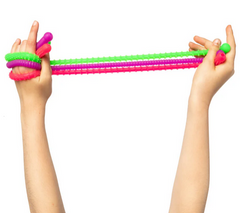 Stretch Stings pulled taut in child's hands