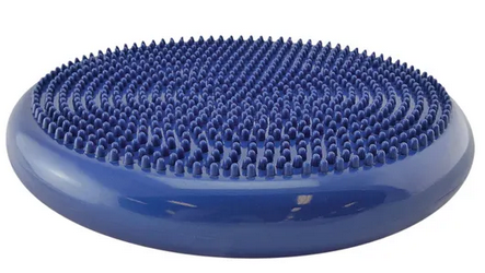  Elizabeth Richards Tactile Cushion Blue for use on floors or on a classroom chair for sensory seating, focus and balance support