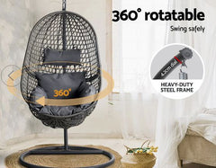 Ultra egg swing chair 360 degree rotation