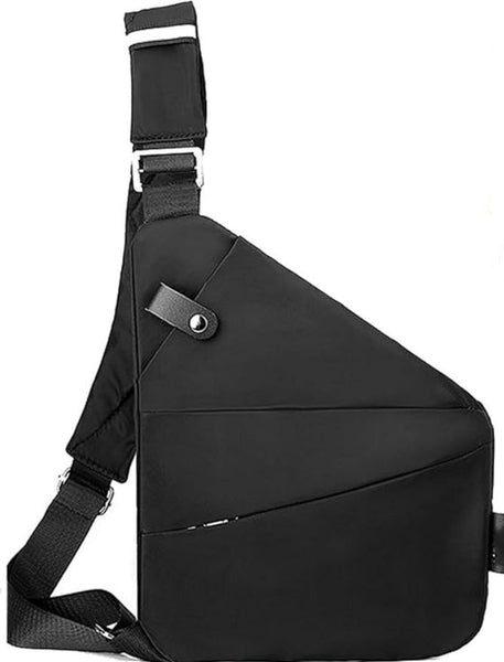 Ergonomic Crossbody Bag for Men and Women - Great for Wheelchair Users - Anti Theft. Black- Temp out of stock! of stock