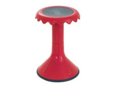 This is an image of the Red Wriggle Flexi Stool by Ergerite.