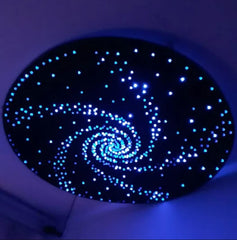 This is an image of a fibre optic Ceiling Display 1.2m+ Adaptor. Colour is bright Blue.