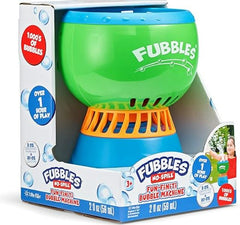 Fubbles No Spill Funfinit Bubble Machine -with bonus bubble mixture