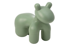 Plastic hippo chair in green