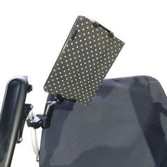 Heavy Duty Adjustable iPad Holder - for wheelchairs 