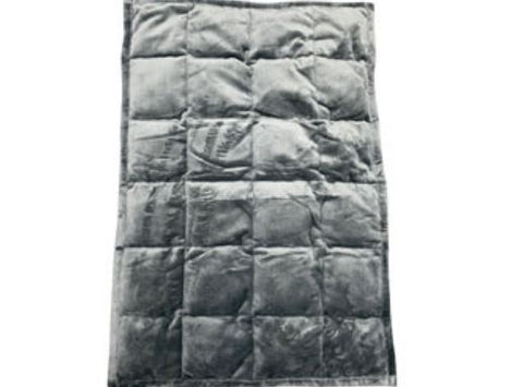 This is an image of a Gray quilted Lap Pad. 