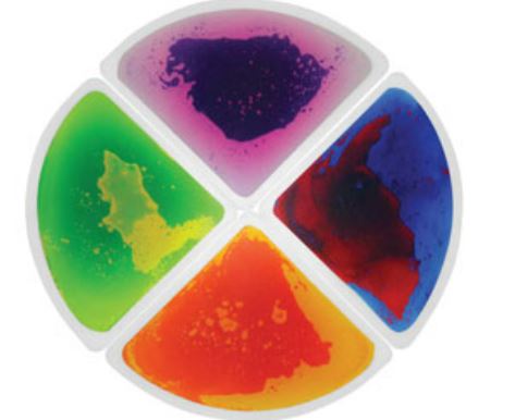 Triangle Sensory Liquid Floor Tiles - great for sensory zones! 6 Pieces