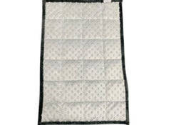 This is an image of the underside of the Weighted Lap Pad - Great for School and Home. It shows the tactile dots in a square quilted pattern.