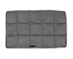 This is an image of the Therapeutic Weighted Lap Pad. It shows the grey suede side.