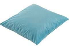 This is an image of a light blue cushion.