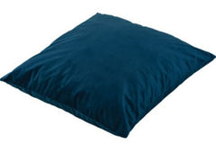 This is an image of a teal blue cushion.