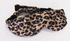This is an image of a Leopard Print Calming Weighted Eye Mask.