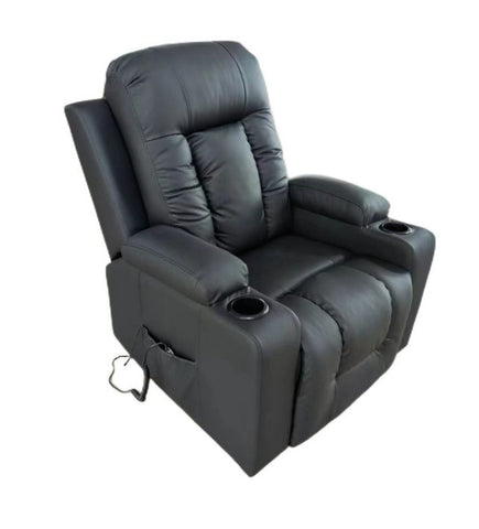 Remote Control Standing Recliner Massage Chair With Heating And Storage Option-New York