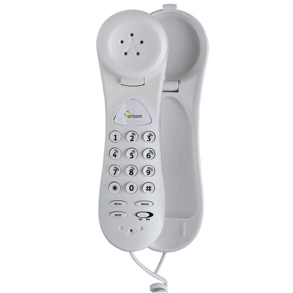 Phones & Clocks - TP5 Corded Phone - Oricom Trimline Corded Phone - White