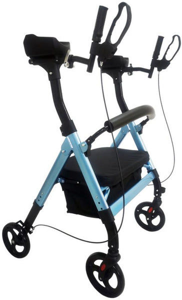 Rollators & Walkers - Tall Heavy Duty Rollator With Gutter Arms - New Arrival!