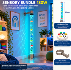 sensory bubble tube bundle 180W