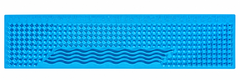 Blue Rubber Tactile Ruler