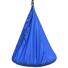 This is an image of a Blue Kids Hanging Nest Hammock 
