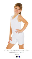 CalmCare Clothing Body Suit short sleeve