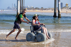 All Terrain Beach Wheelchair - Sku - BWC - BWA