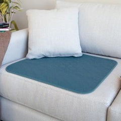 Image of Chair pad used for incontinence blue teal colour