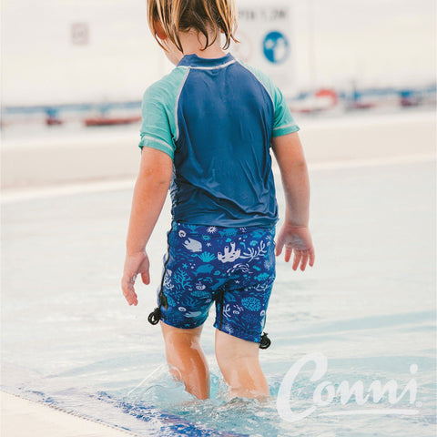 Kids Containment Swim Short – OCEAN BLUE ** – disAbility equip online