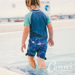 Kids Containment Swim Short – OCEAN BLUE **
