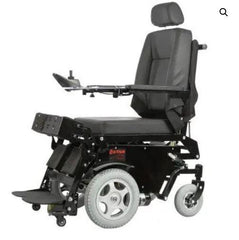 This is an image of the Full Standing Wheelchair Electric Mobility Aid With Back And Footrest - Electrically Adjustable_ GEMN1003