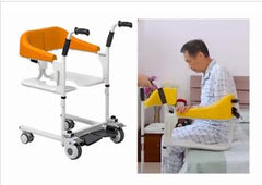 Transfer Commode and Over Toilet Wheelchair 110 weight capacity Homes Age Cares and Hospitals GILANI ENGINEERING