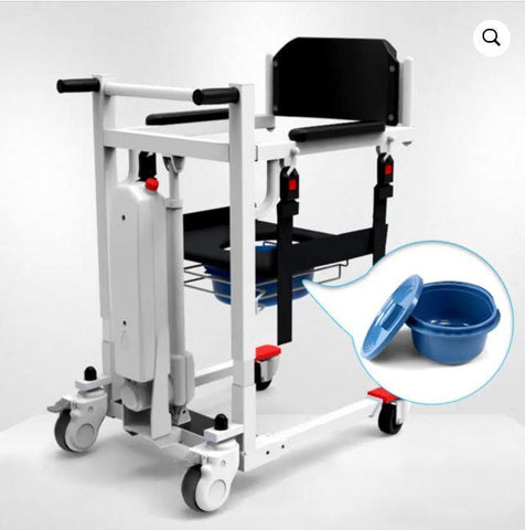 Bath & Shower - NDIS Approved - Electric Shower Transfer Commode Chair Water Proof With Remote Height Adjustment