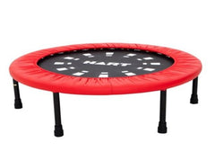 This is an image of a Mini Trampoline with a red skirt