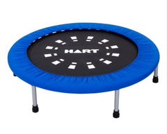 This is an image of a Mini Trampoline with a blue skirt