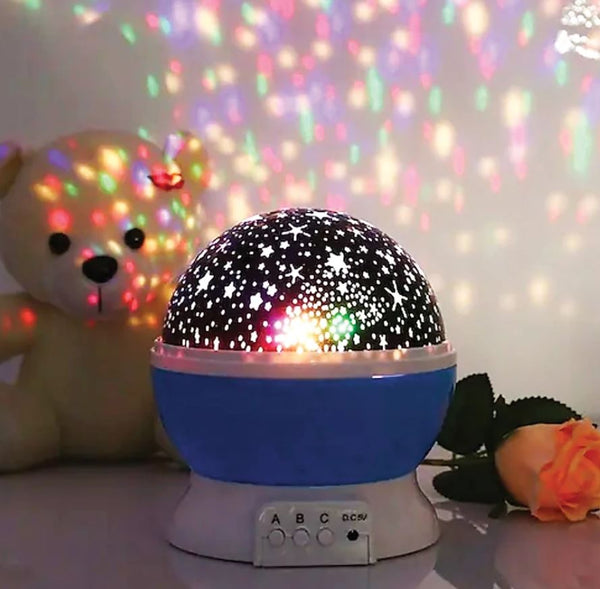 Elizabeth Richards Sensory Projection Lamp projecting a calming starry galaxy display in a sensory room or classroom