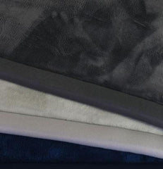 This is an image of the Calming Sensory Touch Mats showing the colours of dark grey, light grey, and deep blue